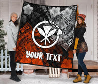 Polynesian Hawaii Kanaka Maoli Personalised Premium Quilt - Vintage Polynesian Style - Polynesian Pride