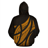 Sua Lions Pride Polynesian Warrior Hoodie Gold Color - Polynesian Pride