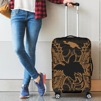 Papua New Guinea Polynesian Luggage Covers Map Gold - Polynesian Pride