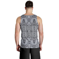 Polynesian Lauhala Mix White Hawaii Men's Tank Top - Polynesian Pride
