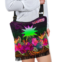 Nauru Crossbody Boho Handbag - Summer Hibiscus - Polynesian Pride