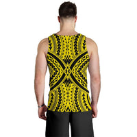 Polynesian Tradition Yellow Hawaii Men's Tank Top - Polynesian Pride