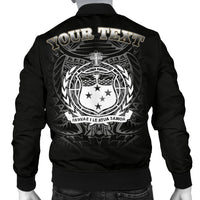 Samoa Polynesian Custom Personalised Men's Bomber Jacket - Samoa Eagle - Polynesian Pride