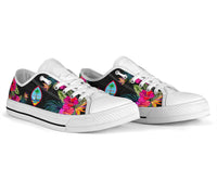 Guam Low Top Shoe - Hibiscus Polynesian Pattern - Polynesian Pride