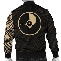 Yap Micronesia Tattoo Men's Bomber Jacket - Polynesian Pride