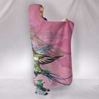 Hawaii Clematis Humming Bird Hooded Blanket - Polynesian Pride