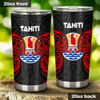 Tahiti Polynesian Tumbler - Tahiti Spirit Red One Style 20oz Large Red - Polynesian Pride