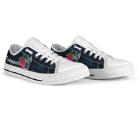 Pohnpei Micronesia Low Top Shoe - Tropical Flower - Polynesian Pride