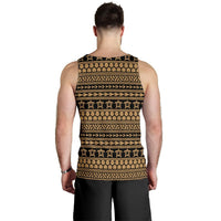 Polynesian Tattoo Tribal Gold Hawaii Men's Tank Top - Polynesian Pride