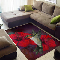 Hibiscus Hummingbird Area Rug AH - Polynesian Pride