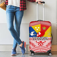 Tonga Rugby Luggage Covers Special Coat Of Arms Red - Polynesian Pride