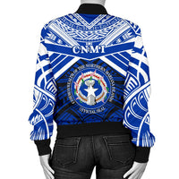 Northern Mariana Islands Rugby Women Bomber Jacket Spirit - CNMI - Polynesian Pride