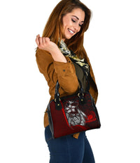 Samoa Polynesian Shoulder Handbag Red - Turtle With Hook - Polynesian Pride