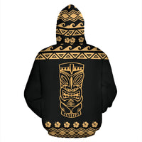 Hawaii All Over Hoodie Polynesian Tiki Hoodie - Polynesian Pride