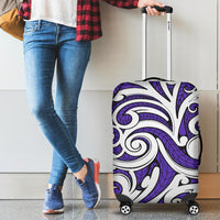 Polynesian Maori Ethnic Ornament Violet Luggage Covers Violet - Polynesian Pride
