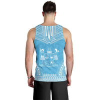 Fiji Men's Tank Top - Polynesian Chief Flag Version - Polynesian Pride