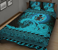 Cook Island Quilt Bed Sets Wave Navy - Polynesian Pride