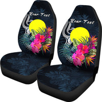 Palau Polynesian Custom Personalised Car Seat Covers - Tropical Flower - Polynesian Pride