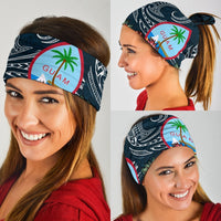 Guam Bandana Hibiscus Coat Of Arms Polyneisan - Polynesian Pride
