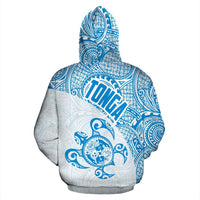 Tonga Hoodie Tonga Coat of Arms In Turtle Polynesian Tattoo 090 - Polynesian Pride