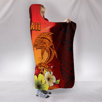 Hawaii Hooded Blankets - Tribal Tuna Fish - Polynesian Pride