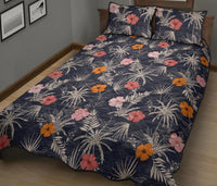 Hawaii Quilt Bed Set Tropical Grey AH - Polynesian Pride