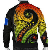 Pohnpei Personalised Men's Bomber Jacket - Polynesian Decorative Patterns - Polynesian Pride