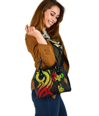 New Caledonia Shoulder Handbag - Reggae Tentacle Turtle - Polynesian Pride
