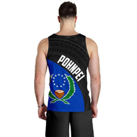 Pohnpei Men's Tank Top Coat Of Arms 2 Th5 - Polynesian Pride