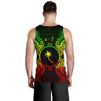 Chuuk Polynesian Men Tank Top Map Reggae - Polynesian Pride