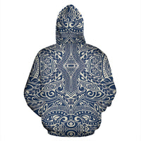 Polynesian Zip up Hoodie Tribal 14 - Polynesian Pride