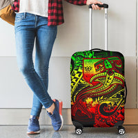 Fiji Luggage Covers - Reggae Shark Polynesian Tattoo Reggae - Polynesian Pride