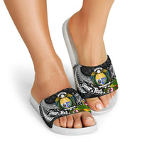 Nauru Slide Sandals - Custom Personalised Seal Spiral Polynesian Patterns - Polynesian Pride