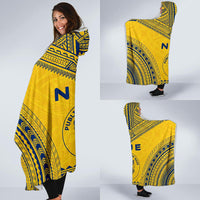 Niue Flag Polynesian Chief Hooded Blanket - Polynesian Pride