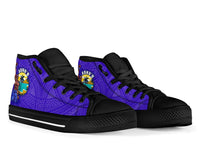 American Samoa Polynesian High Top Shoes - Aunu'u Island - Polynesian Pride