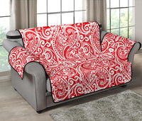 Tonga Chair Sofa Protector - Red Color Patterns - Polynesian Pride