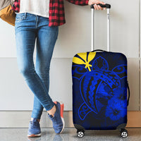 Hawaii Hibiscus Luggage Cover - Harold Turtle - Blue - Polynesian Pride