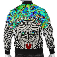 Integrity Maori Ta Moko Men Bomber Jacket Kiwi and Paua - Polynesian Pride