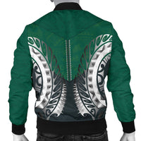 Koru Polynesian Tattoo Men Bomber Jacket - Polynesian Pride