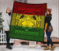 Hawaii Polynesian Pele Kanaka Premium Quilt - Polynesian Pride