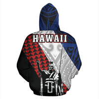 Kanaka King Polynesian Zip up Hoodie - Polynesian Pride
