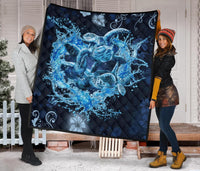 Hawaii Turtle Sea Ohana Premium Quilt - Polynesian Pride