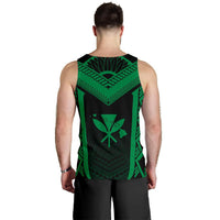 Hawaiian Kanaka Polynesian Men's Tank Top Active Green - Polynesian Pride