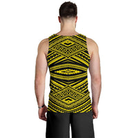 Polynesian Tatau Yellow Hawaii Men's Tank Top - Polynesian Pride