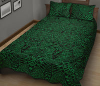 Hawaii Quilt Bed Set Polynesia Lauhala Mix AH - Polynesian Pride