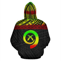 Vanuatu Polynesian Hoodie Reggae - Polynesian Pride