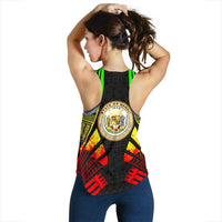 Hawaii Women Racerback Tank - Polynesian Tattoo Reggae - Polynesian Pride