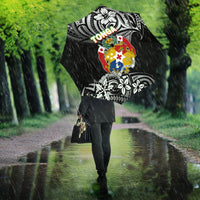 Mate Ma'a Tonga Rugby All Over Print Umbrellas Polynesian Unique Vibes - Black - Polynesian Pride
