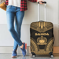 Samoa Polynesian Chief Luggage Cover - Gold Version - Polynesian Pride