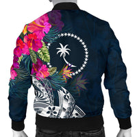 Chuuk Men's Bomber Jacket - Chuuk Summer Vibes - Polynesian Pride
